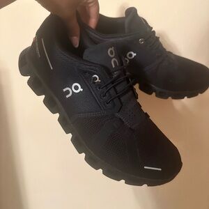 On Men’s Cloud X Black Athletic Shoes for Performance - Size 9